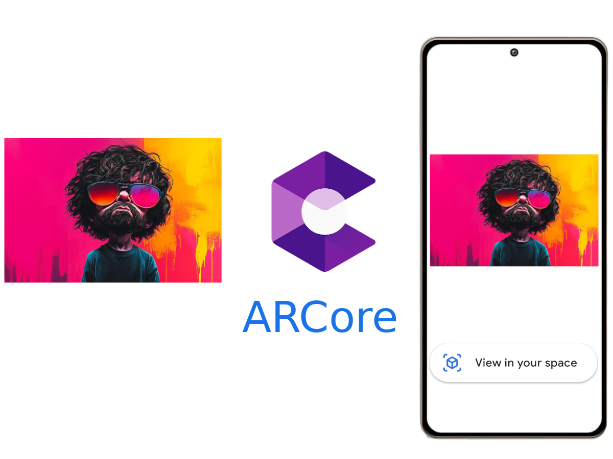 Android device AR Example